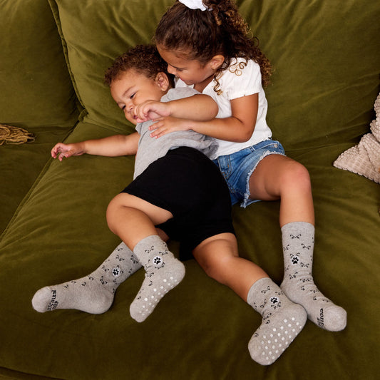 Kids Socks that Save Cats — Cat Face Crew Socks | Toddler, Preschool & Youth | Organic Cotton - Spinsterly Co