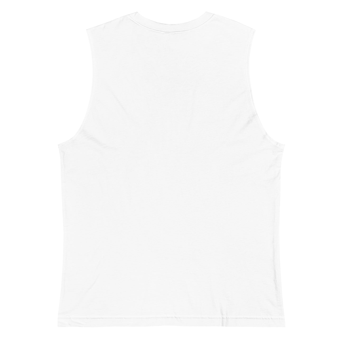 Pride Lips Rainbow Muscle Tank LGBTQ Sleeveless Graphic Tee by Spinsterly Co in white with relaxed fit