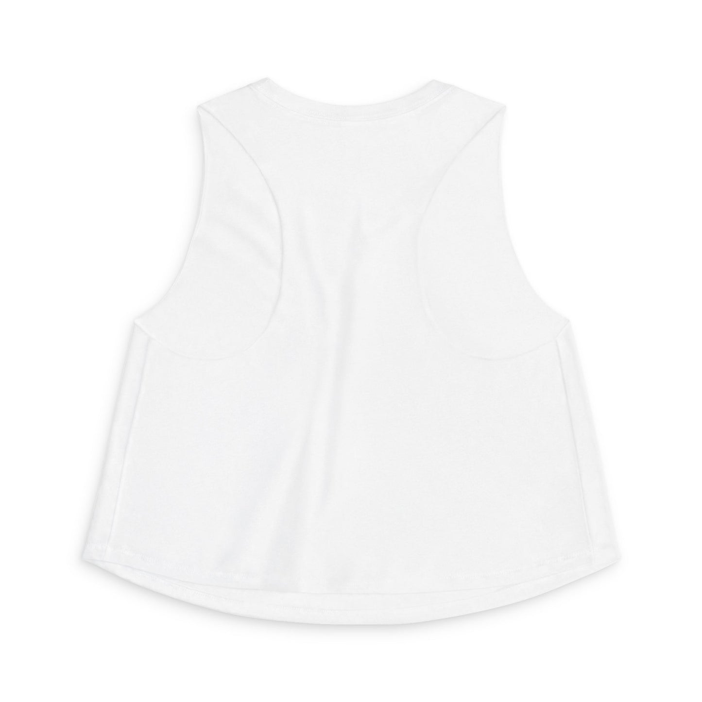 Hey Quick Question WTF Is Going On Graphic Women's Crop Top by Spinsterly Co in solid white blend, relaxed fit