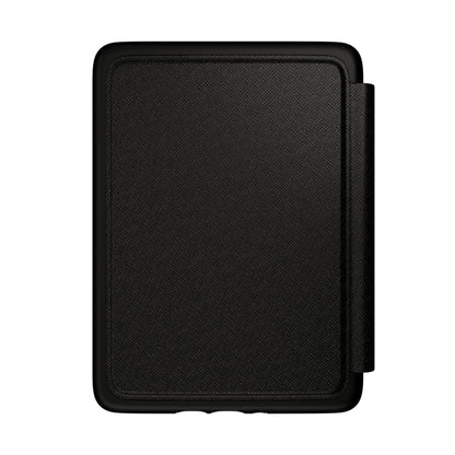 Bookish Girlie Kindle Case Spinsterly Co Kindle Paperwhite cover in black textured Saffiano PU leatherette