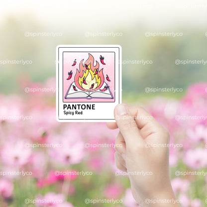 Bookish Pantone Color of the Year Stickers | Die-Cut Satin Sticker Set