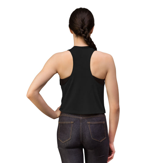 And for the Lady, Revolution Crop Top Spinsterly Co black crop top with relaxed fit and feminist graphic back print