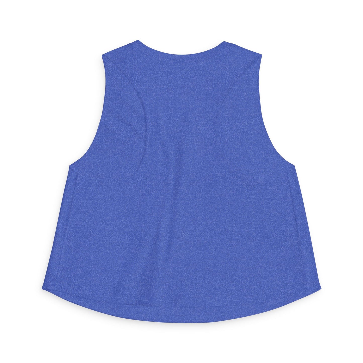 The Horrors Persist But So Do I Crop Top Spinsterly Co women's cropped tank in Heather Deep Teal relaxed fit