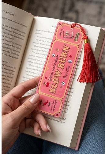 Lifetime Member Book Club Acrylic Bookmarks — Slow Burn & Midnight | Bookish Gift Set - Spinsterly Co