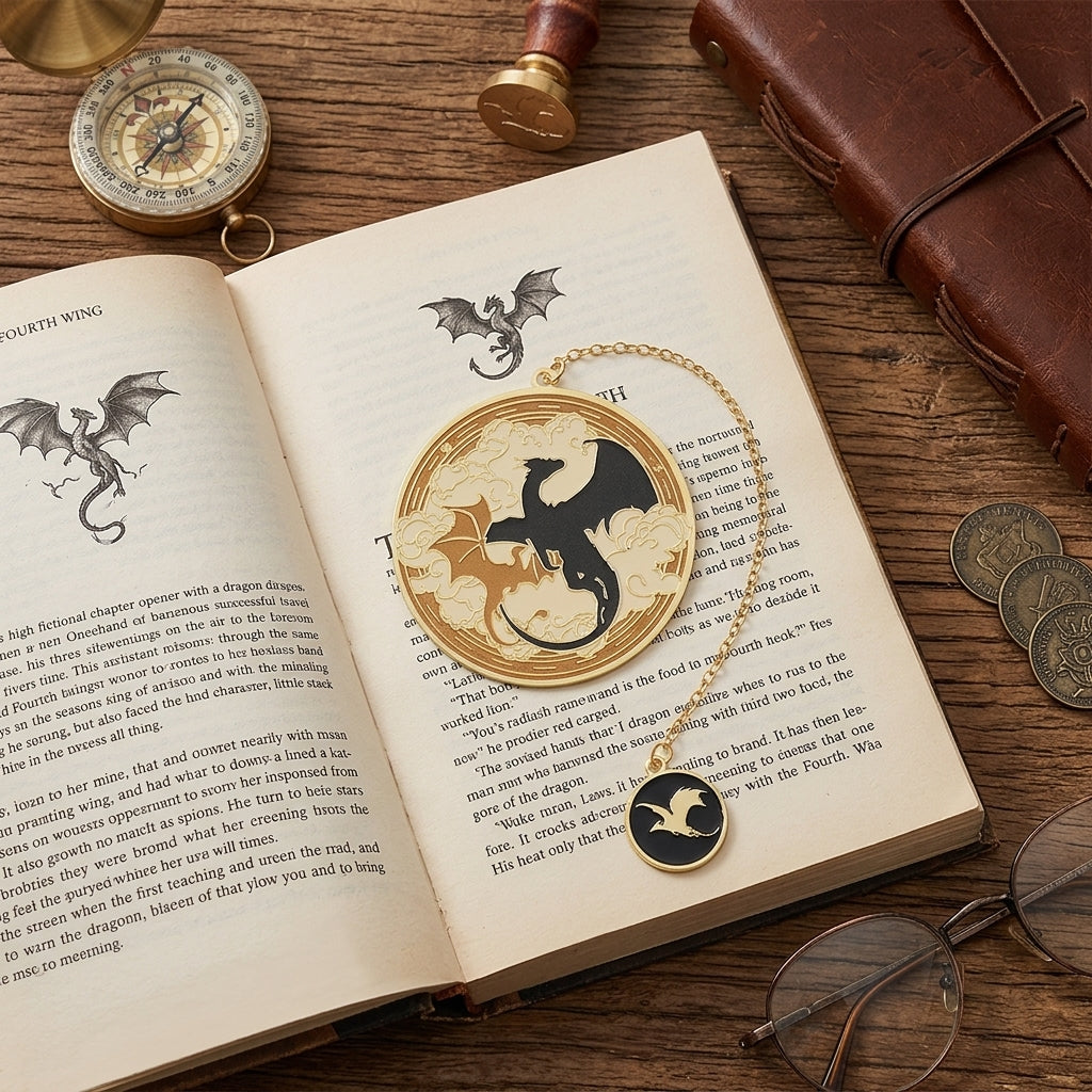 Dragon Metal Bookmark | Fantasy Book Lover Gift