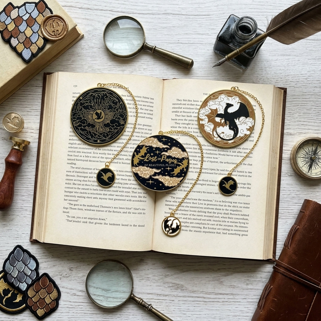 Dragon Metal Bookmark | Fantasy Book Lover Gift