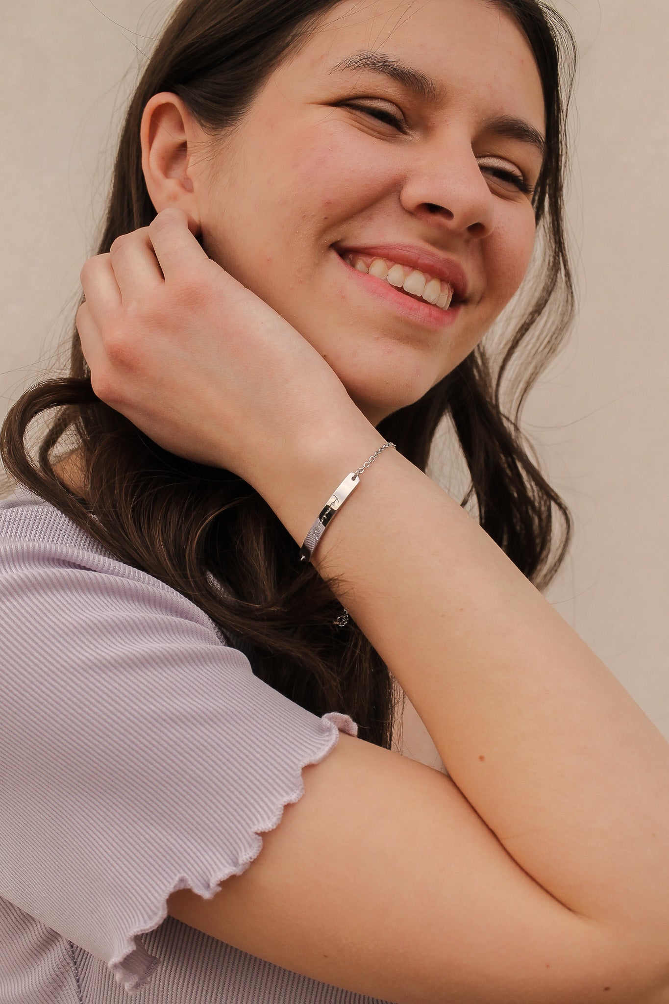 Feminist Engraved Bar Bracelet | Empowerment Jewelry Gift for Her