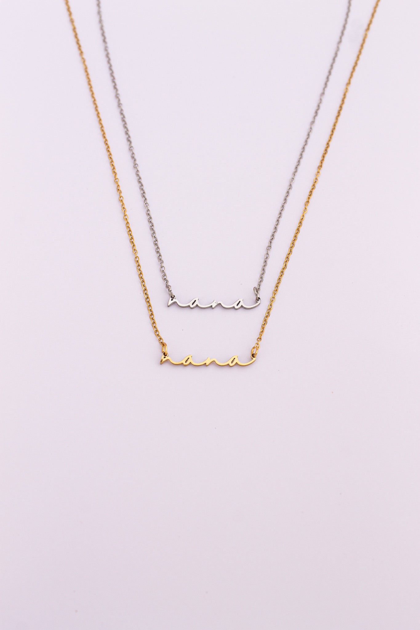 Nana Necklace | Cursive Name Jewelry Gift for Grandma