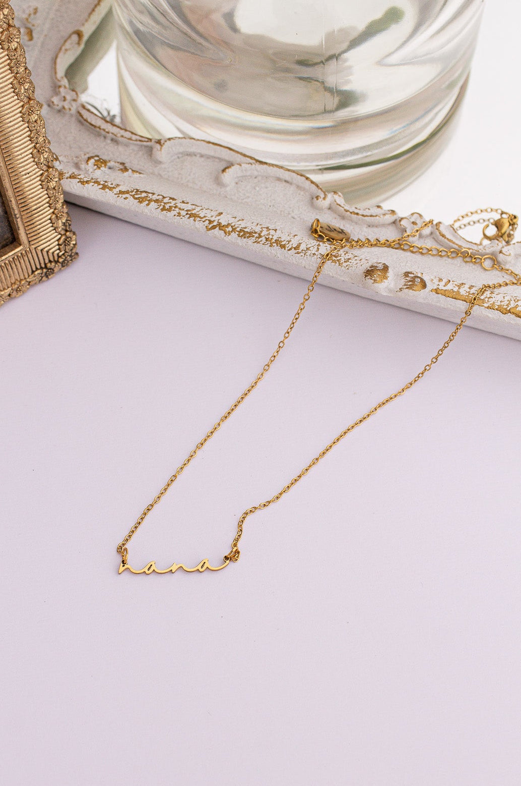 Nana Necklace | Cursive Name Jewelry Gift for Grandma
