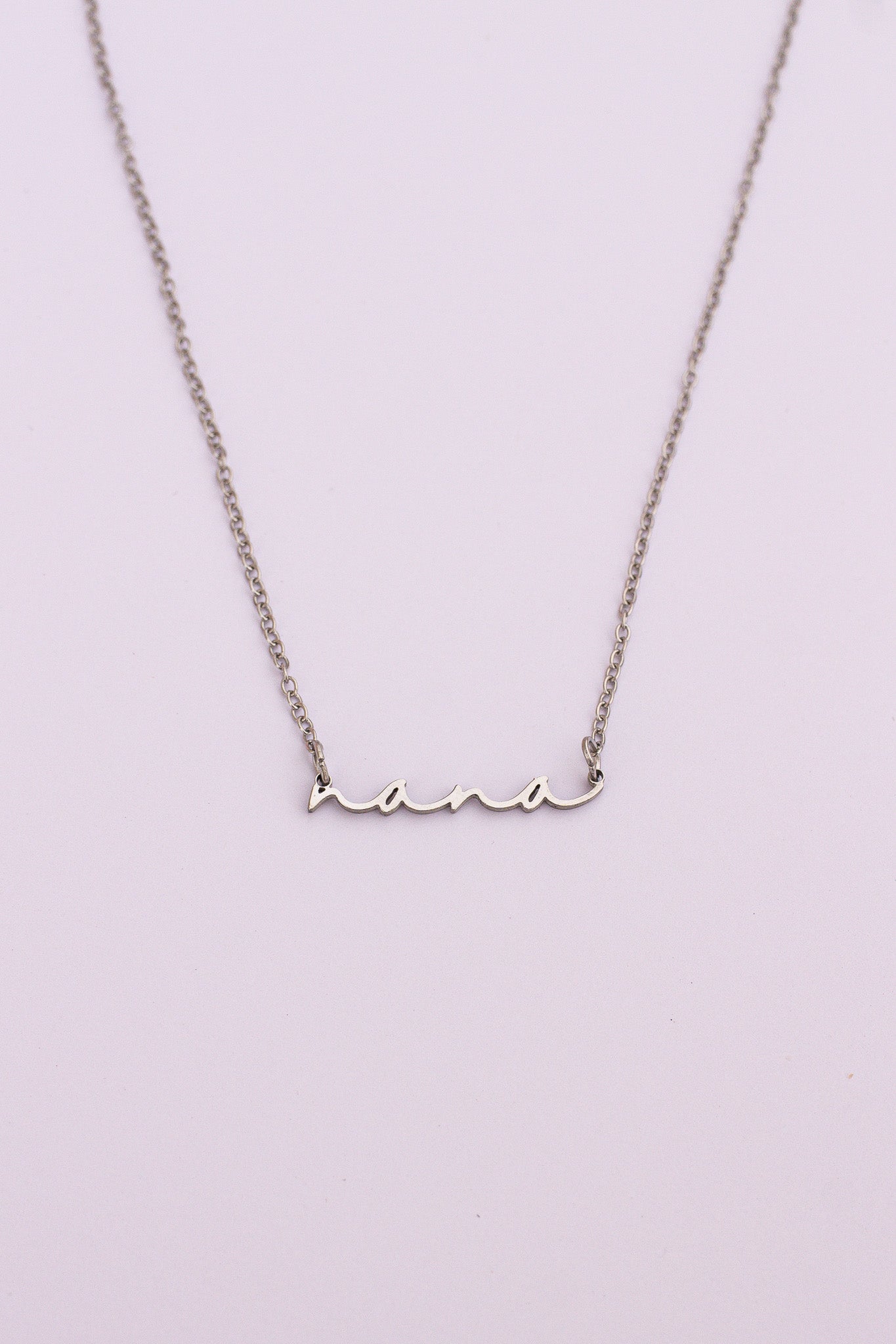 Nana Necklace | Cursive Name Jewelry Gift for Grandma