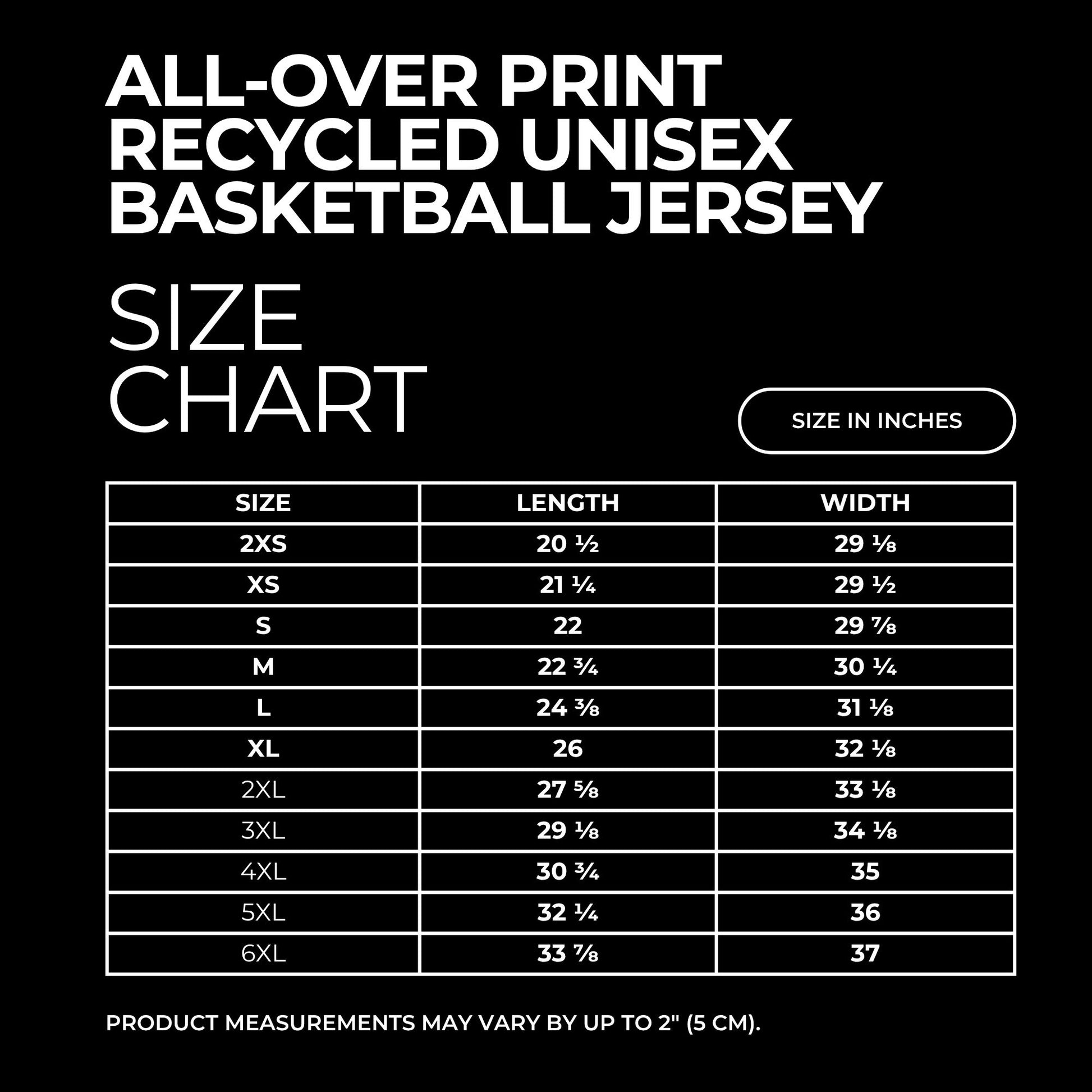 Resist 47 Basketball Jersey Spinsterly Co unisex recycled jersey black with size chart and measurements in inches