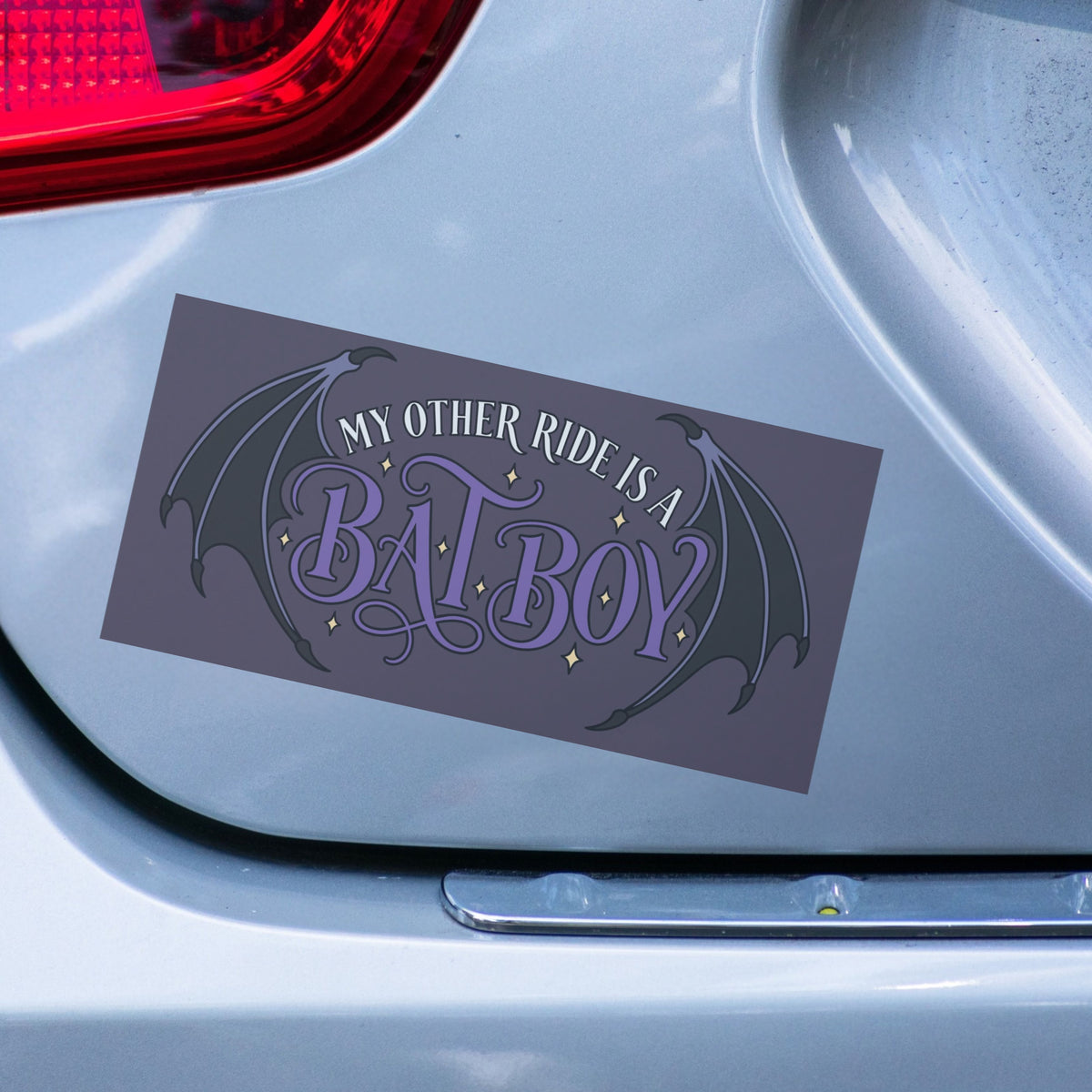 Romantasy Bumper Sticker | My Other Ride Is a Batboy
