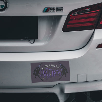 Romantasy Bumper Sticker | My Other Ride Is a Batboy