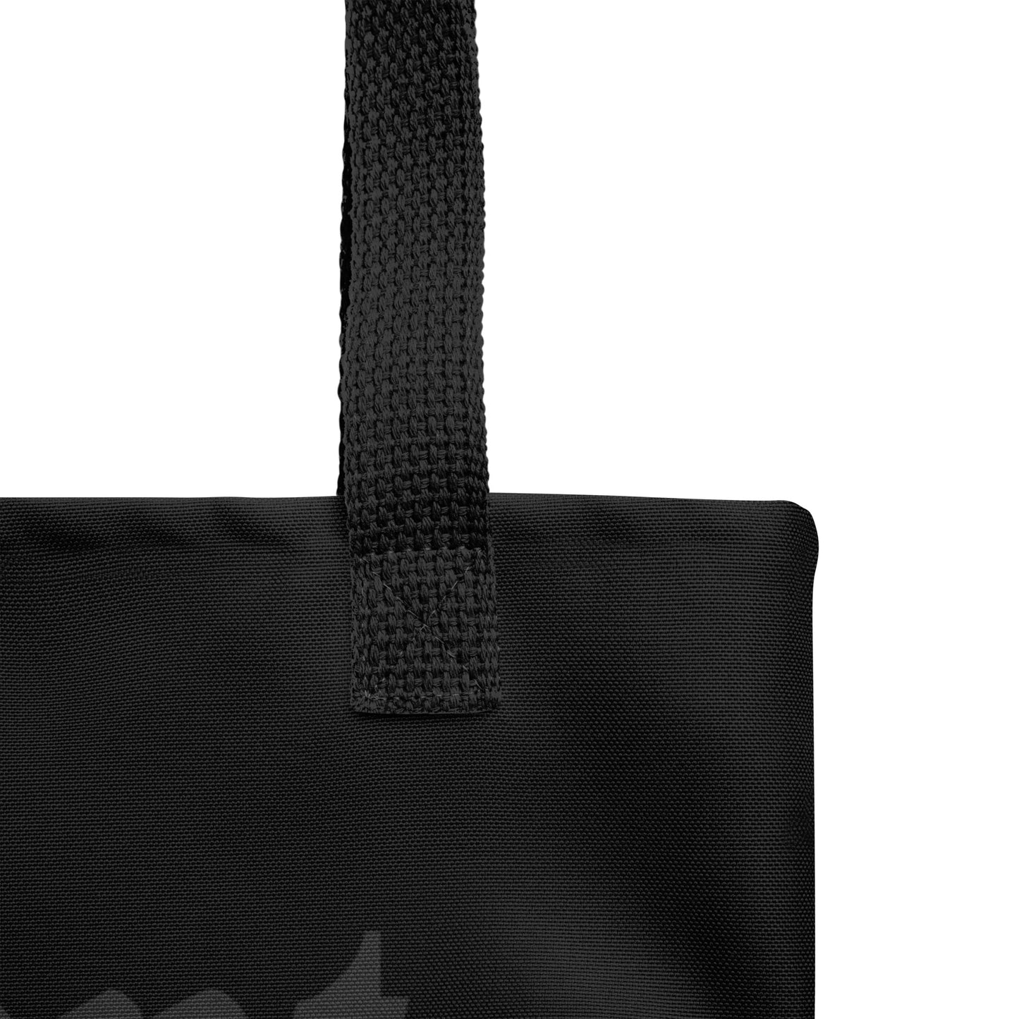 Violent Little Thing Tote Bag Spinsterly Co gothic blackletter tote with tone-on-tone blackletter lettering print