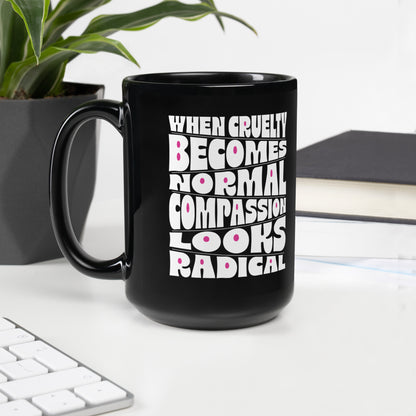 Black Glossy Mug - Spinsterly Co
