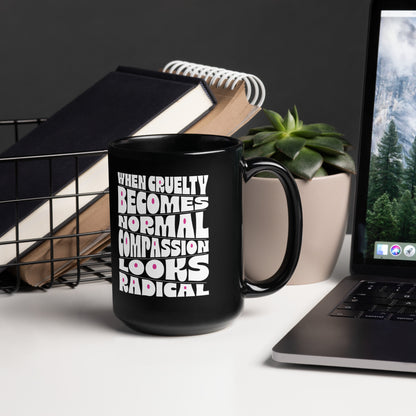 Black Glossy Mug - Spinsterly Co