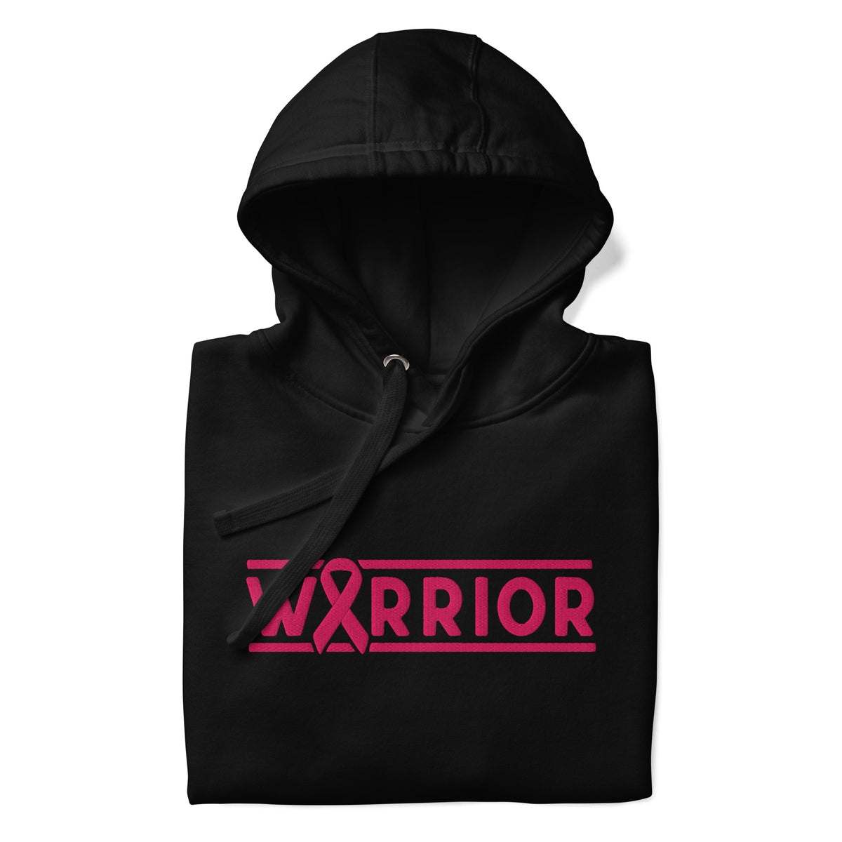 Warrior Breast Cancer Awareness Hoodie | Pink Ribbon Pullover | Spinsterly Co - Spinsterly Co