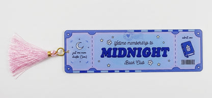 Lifetime Member Book Club Acrylic Bookmarks — Slow Burn & Midnight | Bookish Gift Set - Spinsterly Co