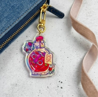 Smut Potion Holographic Acrylic Keychain | BookTok Smut Reader Gift - Spinsterly Co