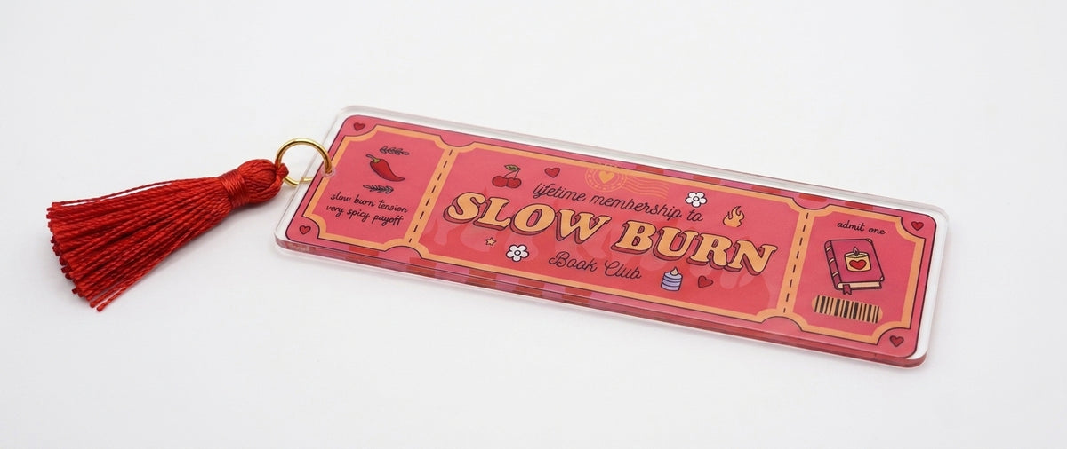 Lifetime Member Book Club Acrylic Bookmarks — Slow Burn & Midnight | Bookish Gift Set - Spinsterly Co
