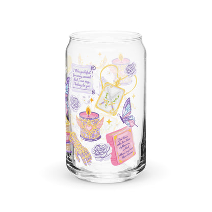 She's Moonlight — Romantasy Bookish Can Glass | 16oz Glass Cup - Spinsterly Co