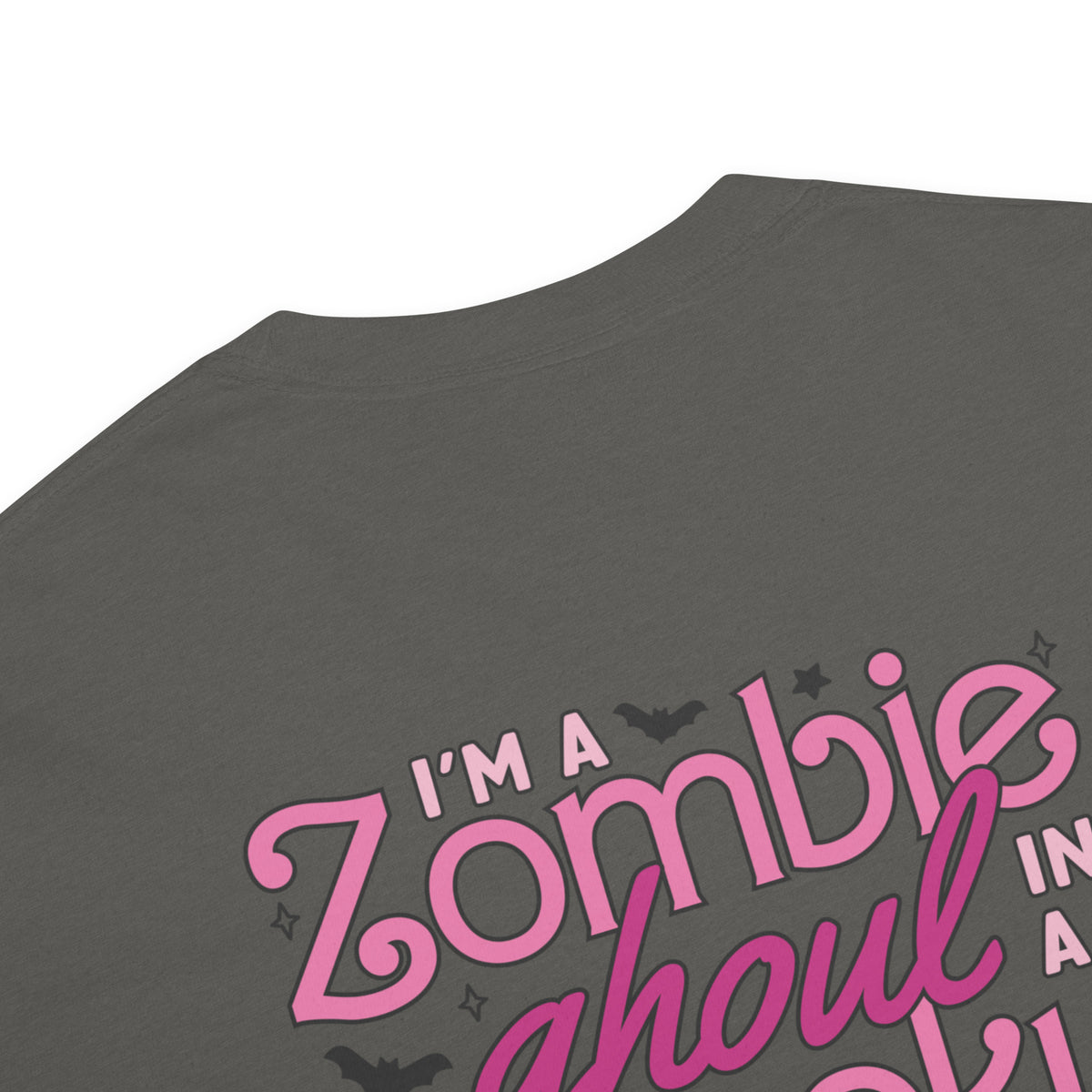 Zombie Ghoul Garment-Dyed Heavyweight T-Shirt | Halloween Spooky Season Tee | Spinsterly Co - Spinsterly Co