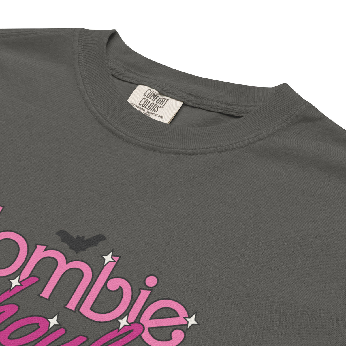 Zombie Ghoul Garment-Dyed Heavyweight T-Shirt | Halloween Spooky Season Tee | Spinsterly Co - Spinsterly Co