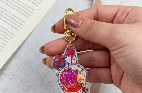 Smut Potion Holographic Acrylic Keychain | BookTok Smut Reader Gift - Spinsterly Co