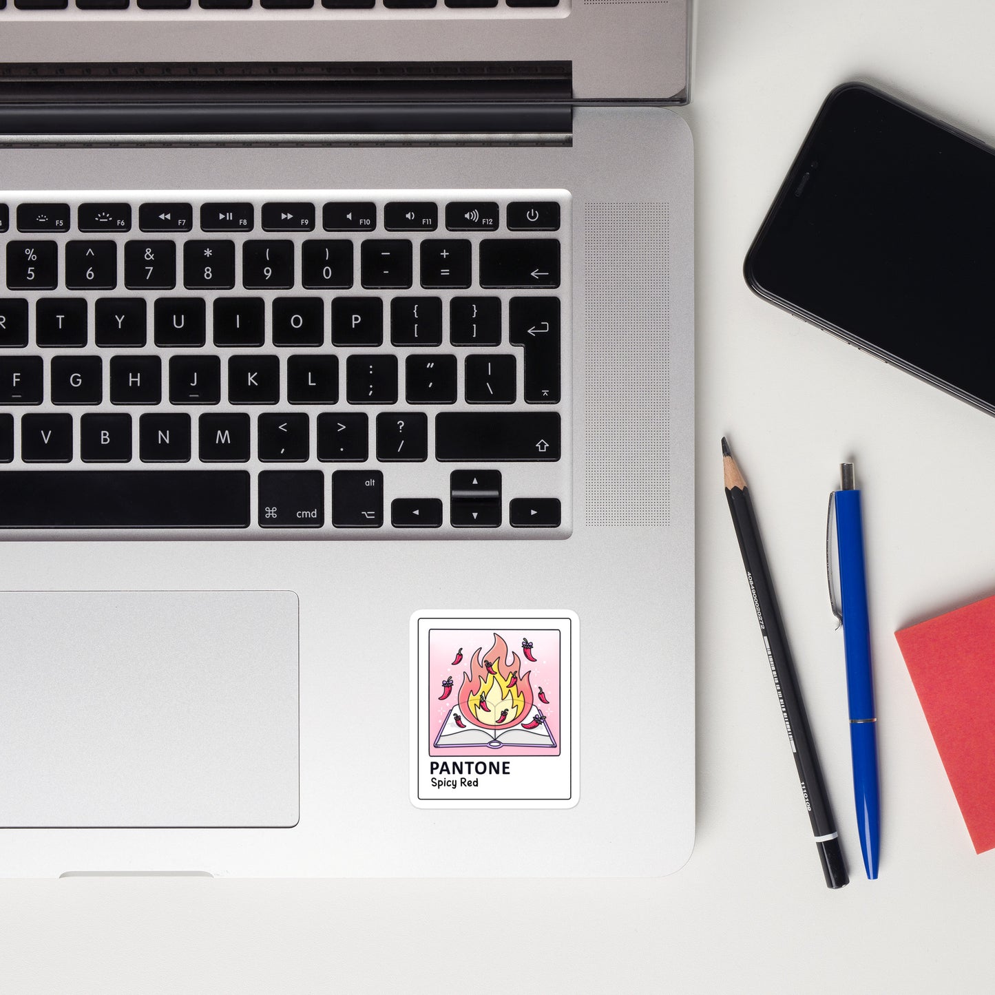 Bookish Pantone Color of the Year Stickers | Die-Cut Satin Sticker Set