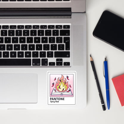 Bookish Pantone Color of the Year Stickers | Die-Cut Satin Sticker Set