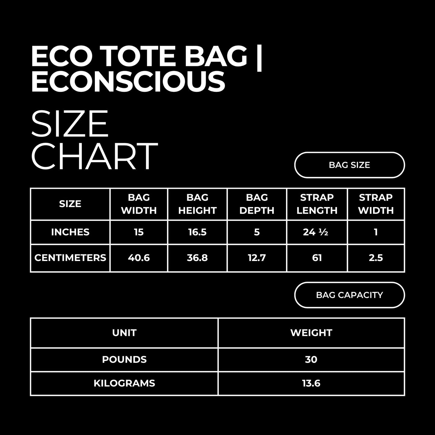 Believe in the Magic Within You Eco Tote Bag by Spinsterly Co in black with triple moon phase and moth print