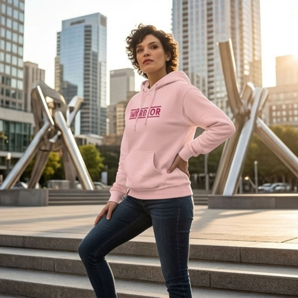 Warrior Breast Cancer Awareness Hoodie | Pink Ribbon Pullover | Spinsterly Co - Spinsterly Co