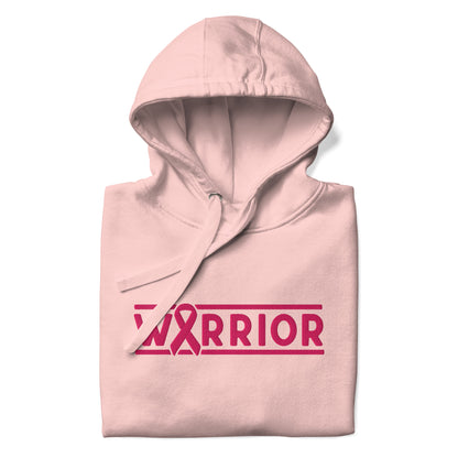 Warrior Breast Cancer Awareness Hoodie | Pink Ribbon Pullover | Spinsterly Co - Spinsterly Co