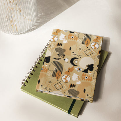 Afrocentric Hardcover Journal Black Girl Creativity and Self-Expression by Spinsterly Co, matte cover, lined notebook