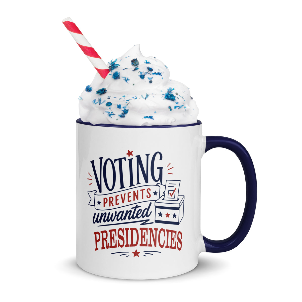 Voting Prevents Unwanted Presidencies Mug | Political Humor Coffee Mug - Spinsterly Co