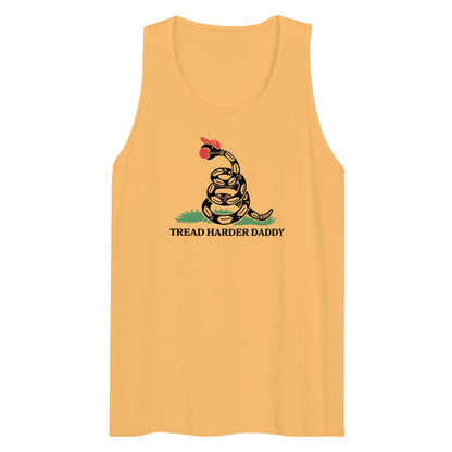 Tread Harder Daddy | Gadsden Snake Premium Men's Tank Top - Spinsterly Co