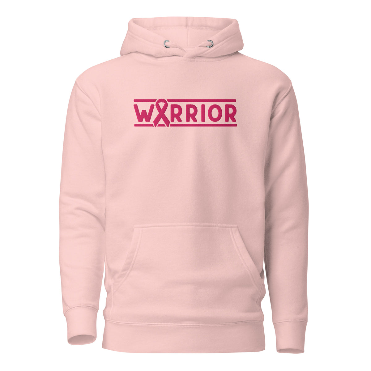 Warrior Breast Cancer Awareness Hoodie | Pink Ribbon Pullover | Spinsterly Co - Spinsterly Co
