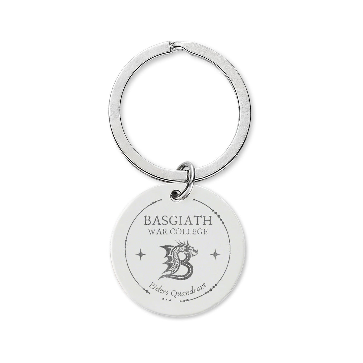 Ride or Die — Dragon Rider Keychain | Stainless Steel Engraved Charm - Spinsterly Co