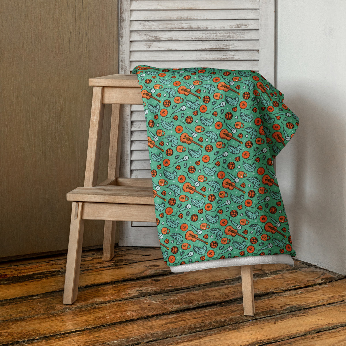 Showgirl Beach Towel | All-Over Print Sublimation Towel - Spinsterly Co