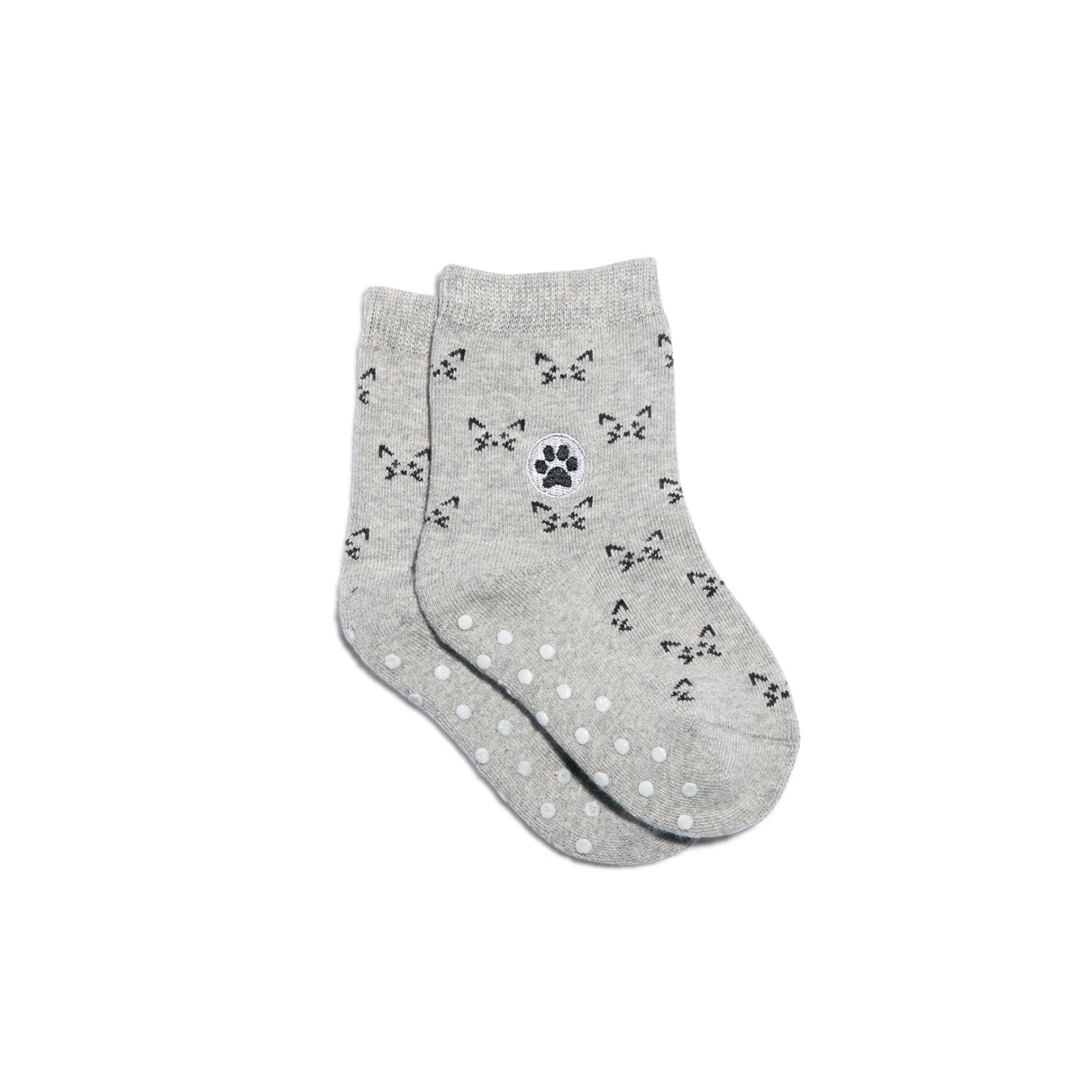 Kids Socks that Save Cats — Cat Face Crew Socks | Toddler, Preschool & Youth | Organic Cotton - Spinsterly Co
