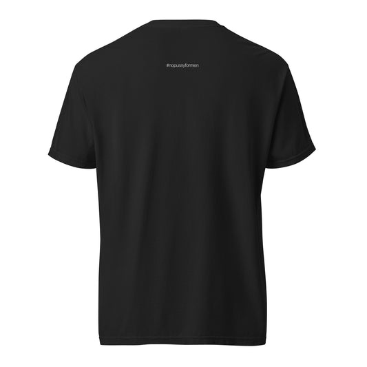 Let the Patriarchy Fuck Itself Feminist Garment-Dyed Heavyweight T-Shirt by Spinsterly Co black unisex tee with slogan print