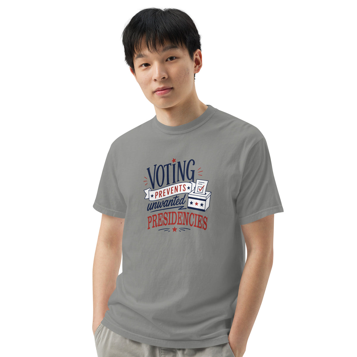 Voting Prevents Unwanted Presidencies T-Shirt | Political Graphic Tee | Spinsterly Co - Spinsterly Co
