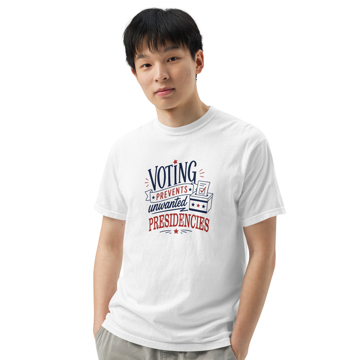Voting Prevents Unwanted Presidencies T-Shirt | Political Graphic Tee | Spinsterly Co - Spinsterly Co