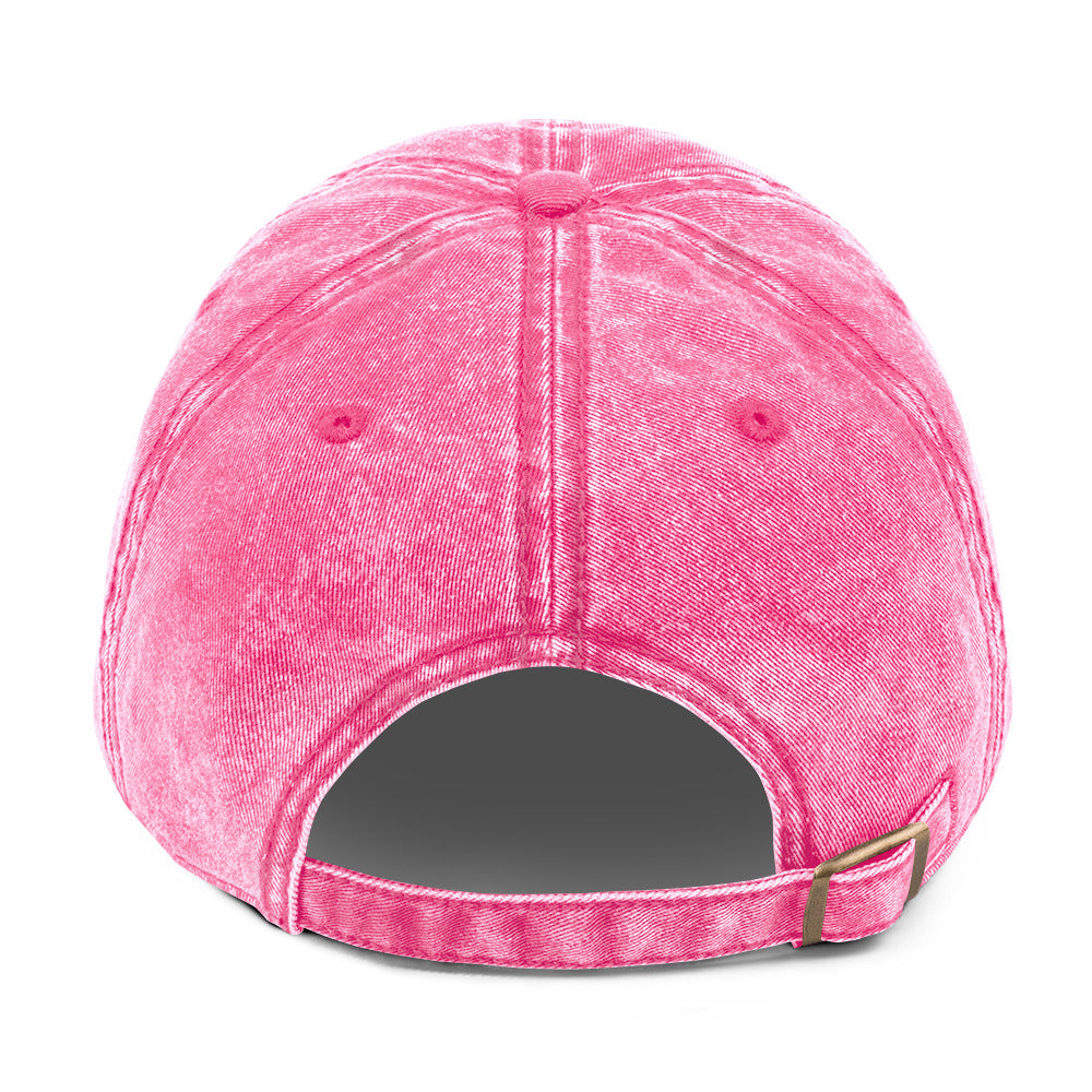 Book Whore — Vintage Washed Pink Dad Cap | BookTok Embroidered Baseball Hat - Spinsterly Co