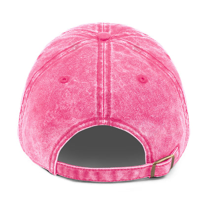 Book Whore — Vintage Washed Pink Dad Cap | BookTok Embroidered Baseball Hat - Spinsterly Co