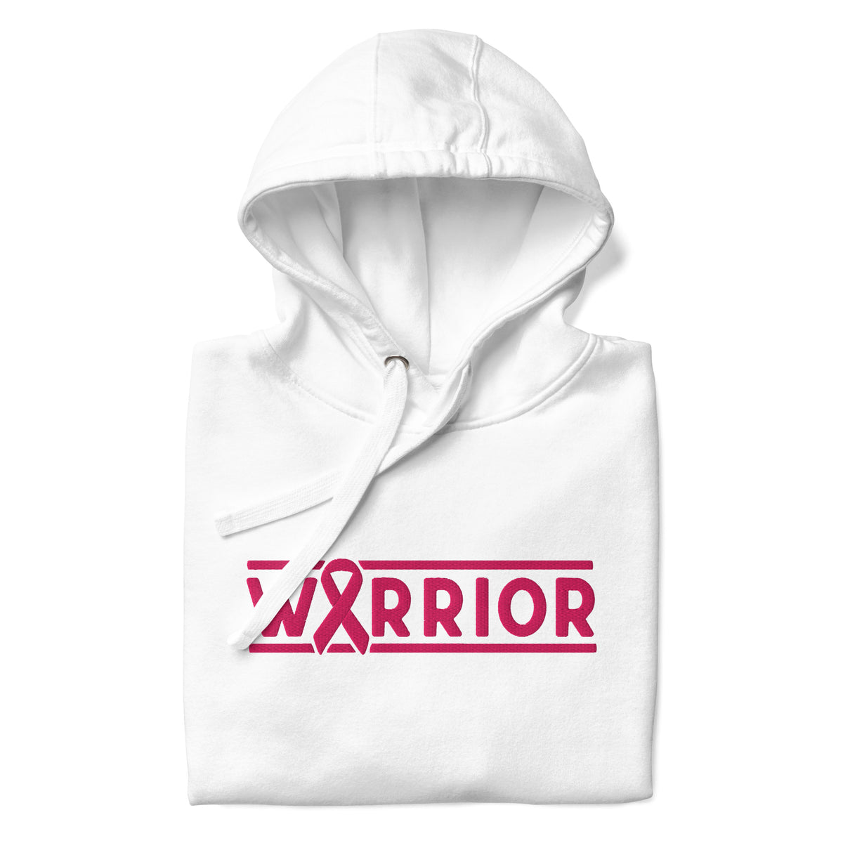 Warrior Breast Cancer Awareness Hoodie | Pink Ribbon Pullover | Spinsterly Co - Spinsterly Co