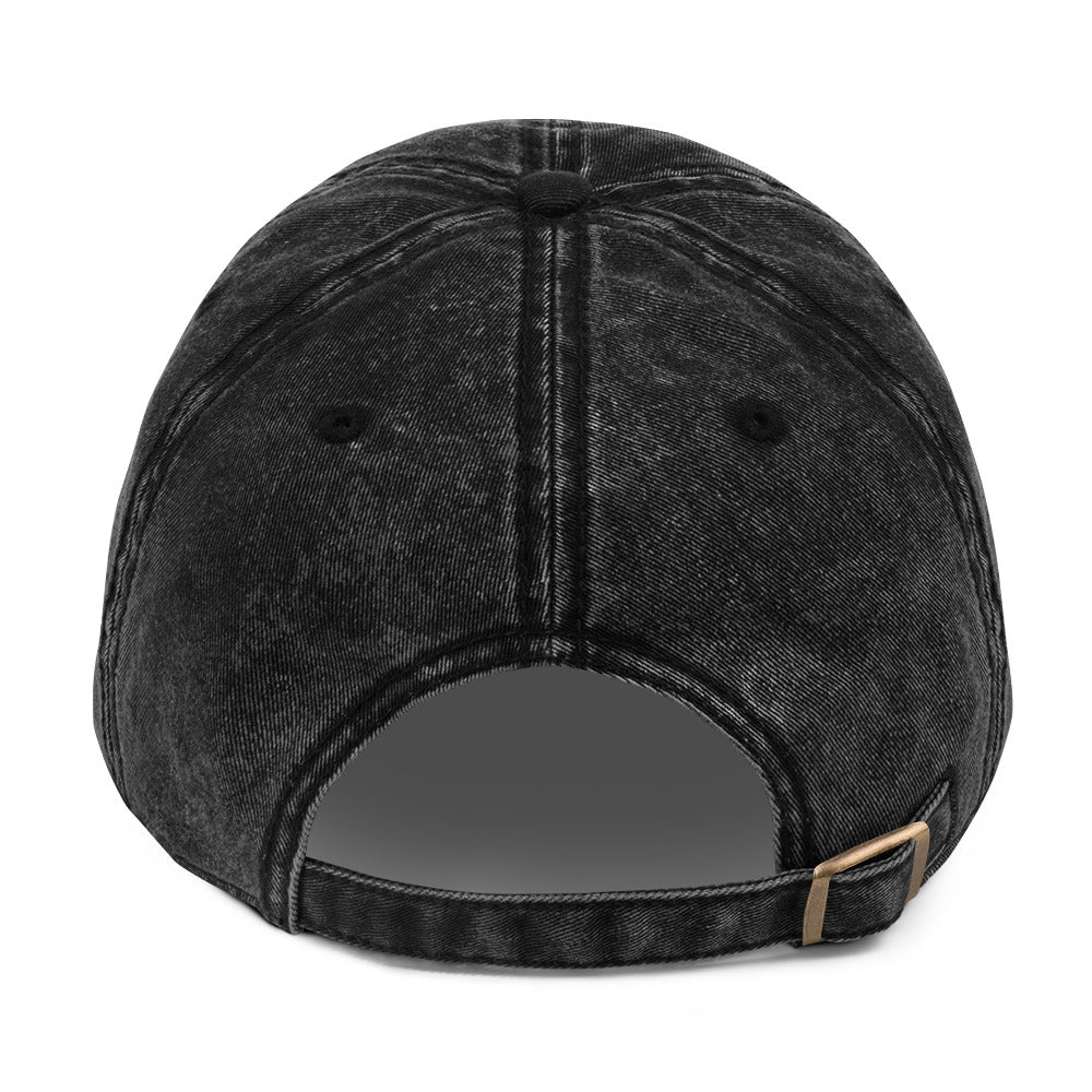 Wingleaders & Wingspans — Vintage Washed Black Dad Cap | Romantasy Embroidered Hat - Spinsterly Co