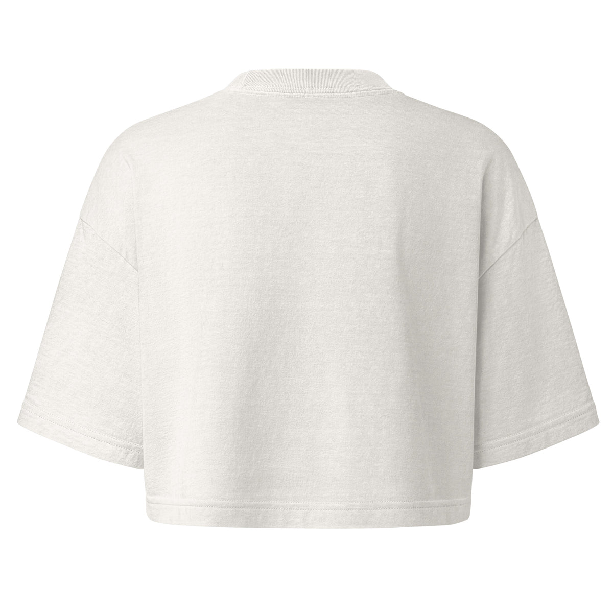 Husband Material — Picnic Basket Graphic Garment Dye Boxy Crop Tee - Spinsterly Co