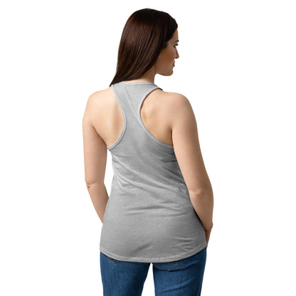 Curvy Girl Summer Racerback Tank Spinsterly Co women racerback tank top heather gray fitted jersey scoop neck