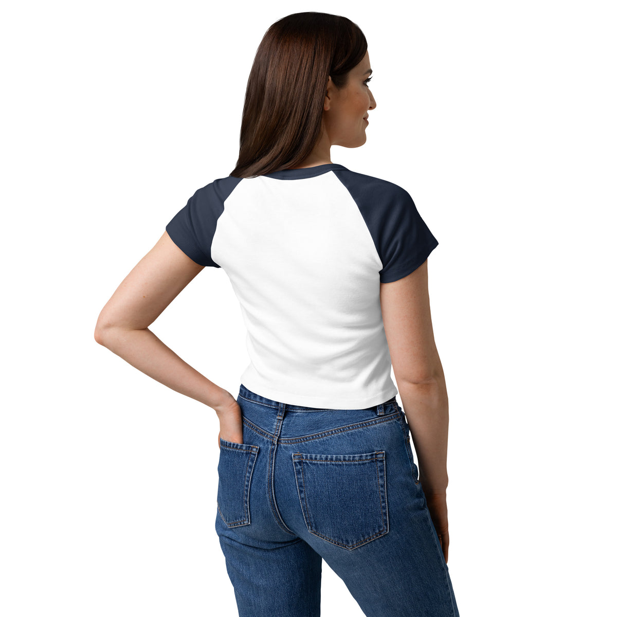 Voting Prevents Unwanted Presidencies Baby Tee | Political Raglan Crop Top | Spinsterly Co - Spinsterly Co